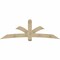 Ekena Millwork Davenport Rough Sawn Timber Gable Bracket, Douglas Fir, 96"W x 32"H x 6"D x 6"F, 8/12 Pitch GBW096X32X0606DAV00RDF - alternate 1